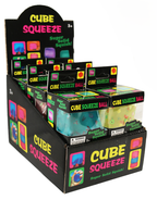 Maltose Glitter Fruit Cube Squishy Fidget Toy Stress Relief