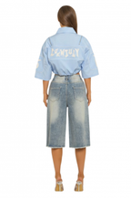 Crop Zip Detail Shirt Jacket