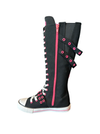 rawr xd pink black y2k shoes
