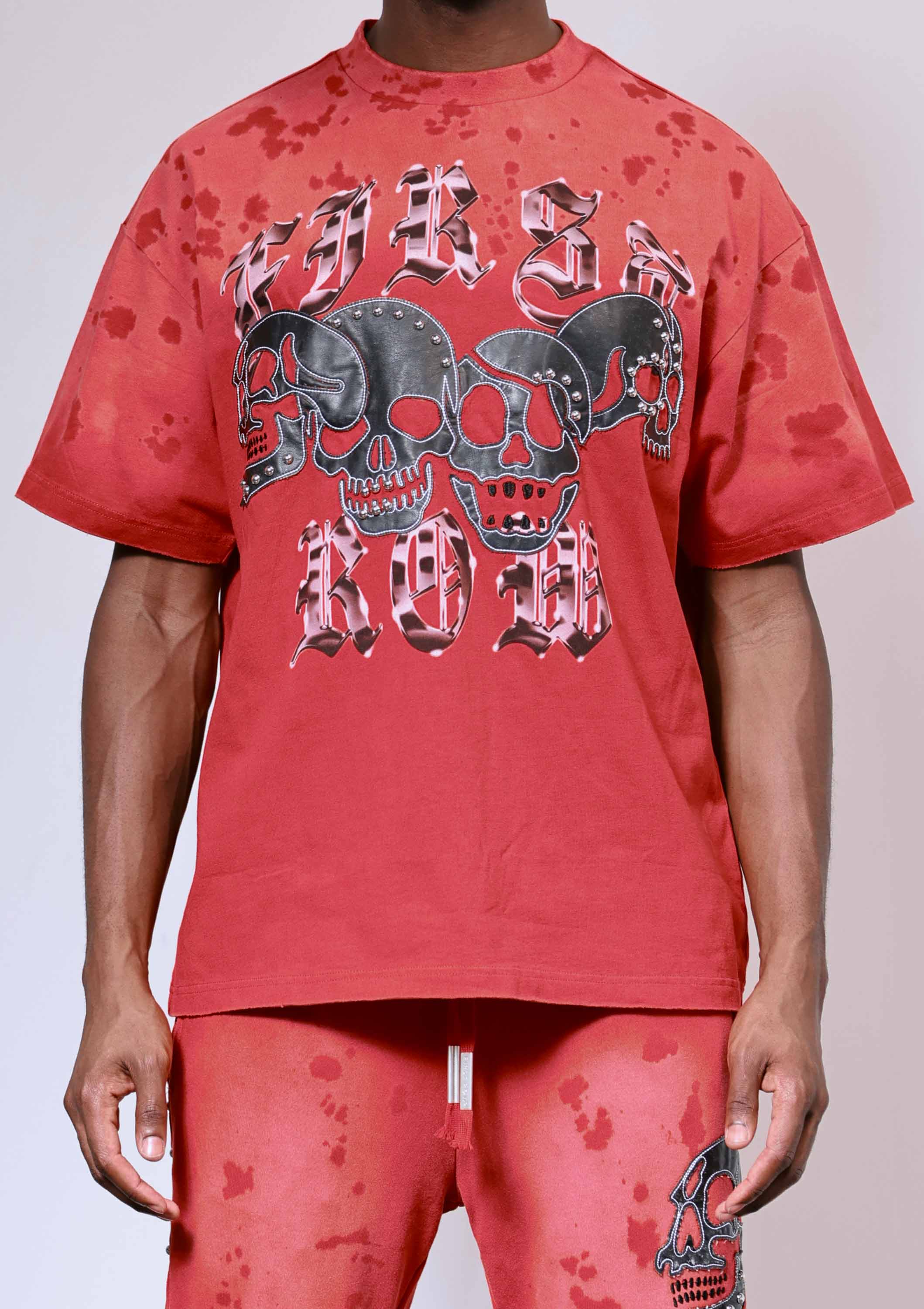 WAKE UP AND BE FIERCE APPLIQUE TEE