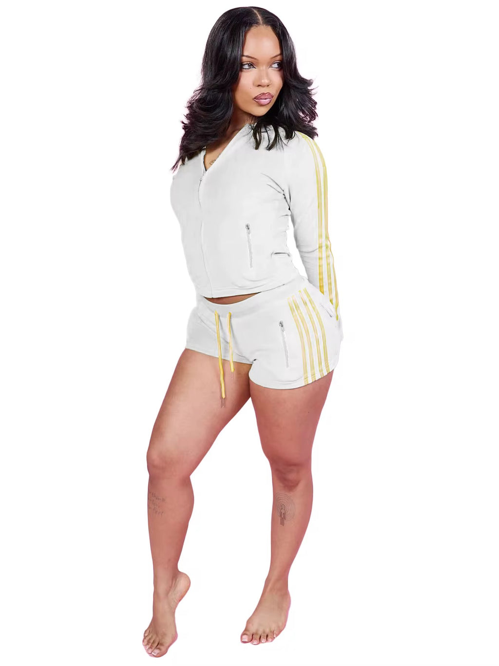 Fast Lane Velour Short Set