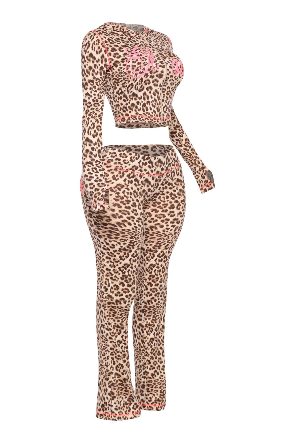Glam Leopard lounge set