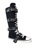 rawr xd stud black silver studded top women