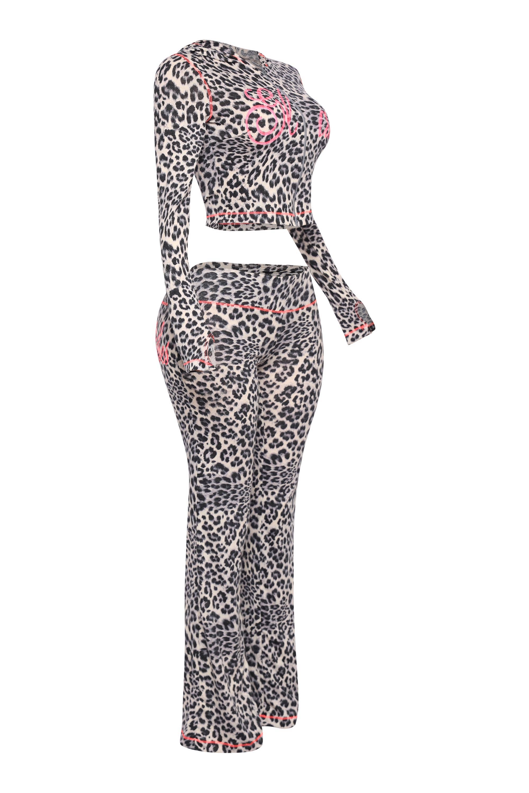 Glam Leopard lounge set