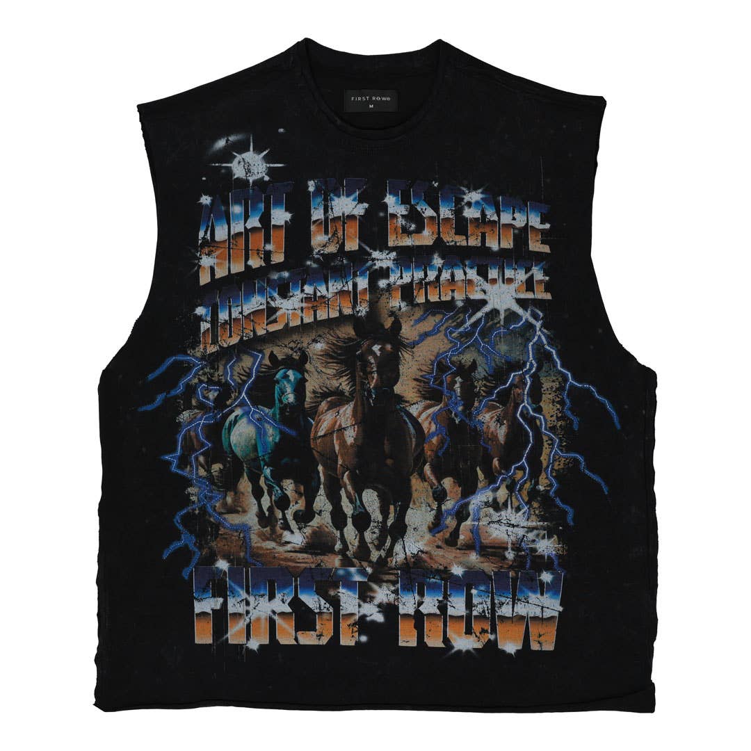 ART OF ESCAPE HORSE MUSCLE TEE