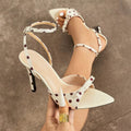 Coco & Cream Dots Heels