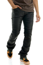 Modern outfit styled with Waxed Pleat Flare Pants