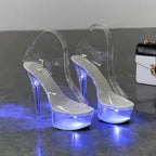 LED Light Up Platform Stiletto LED glowing heels