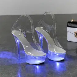 LED Light Up Platform Stiletto LED glowing heels