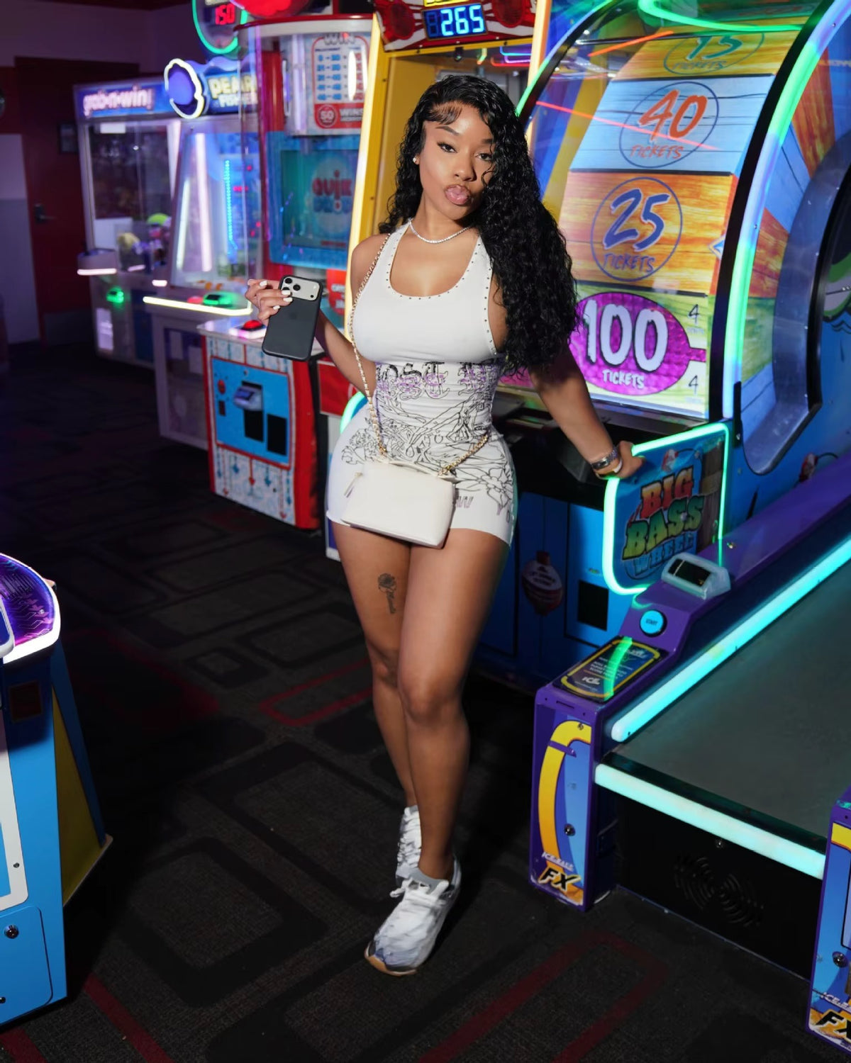 Graphic Mini Dress