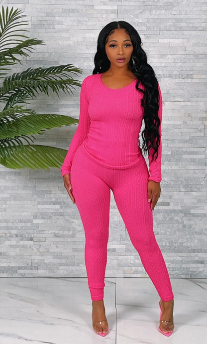 She cute two-piece set