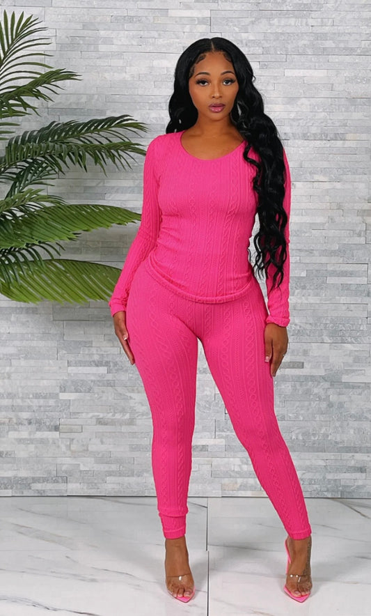 She cute two-piece set