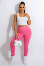 Highwaist Seamless Fitted Leggings versatile workout and casual wear