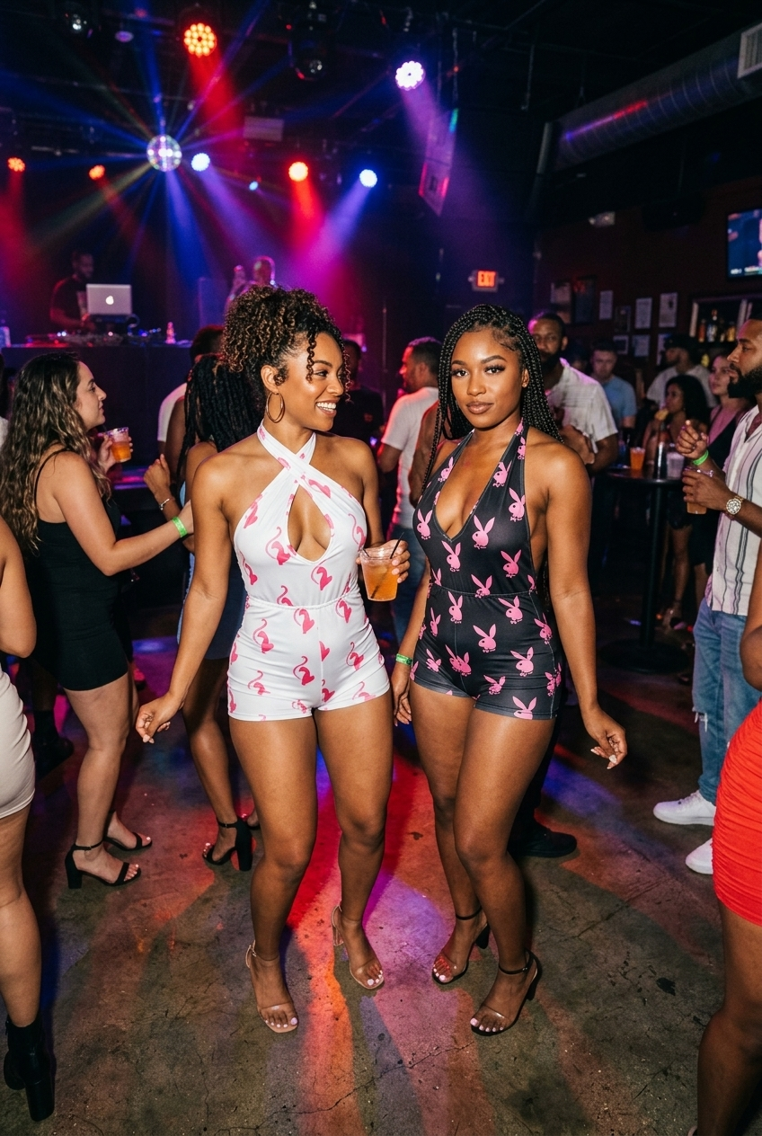 Bunny After Dark Romper
