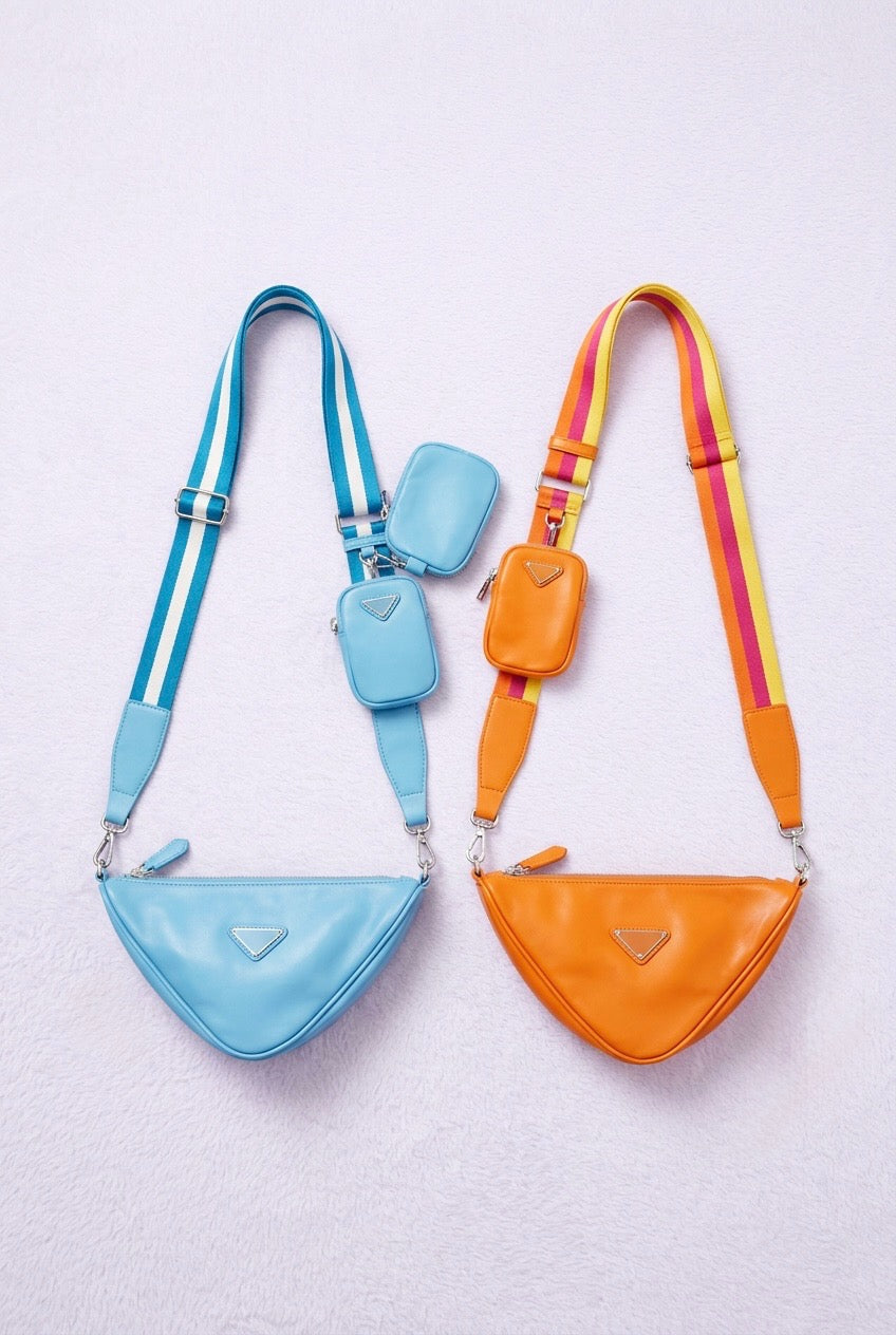 Diamond crossbody handbag