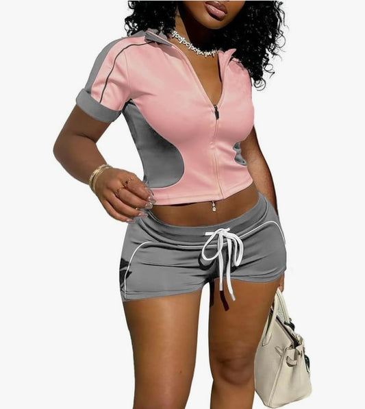 Track suit short sets