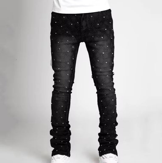 Crystal Wash Stacked Skinny Jeans