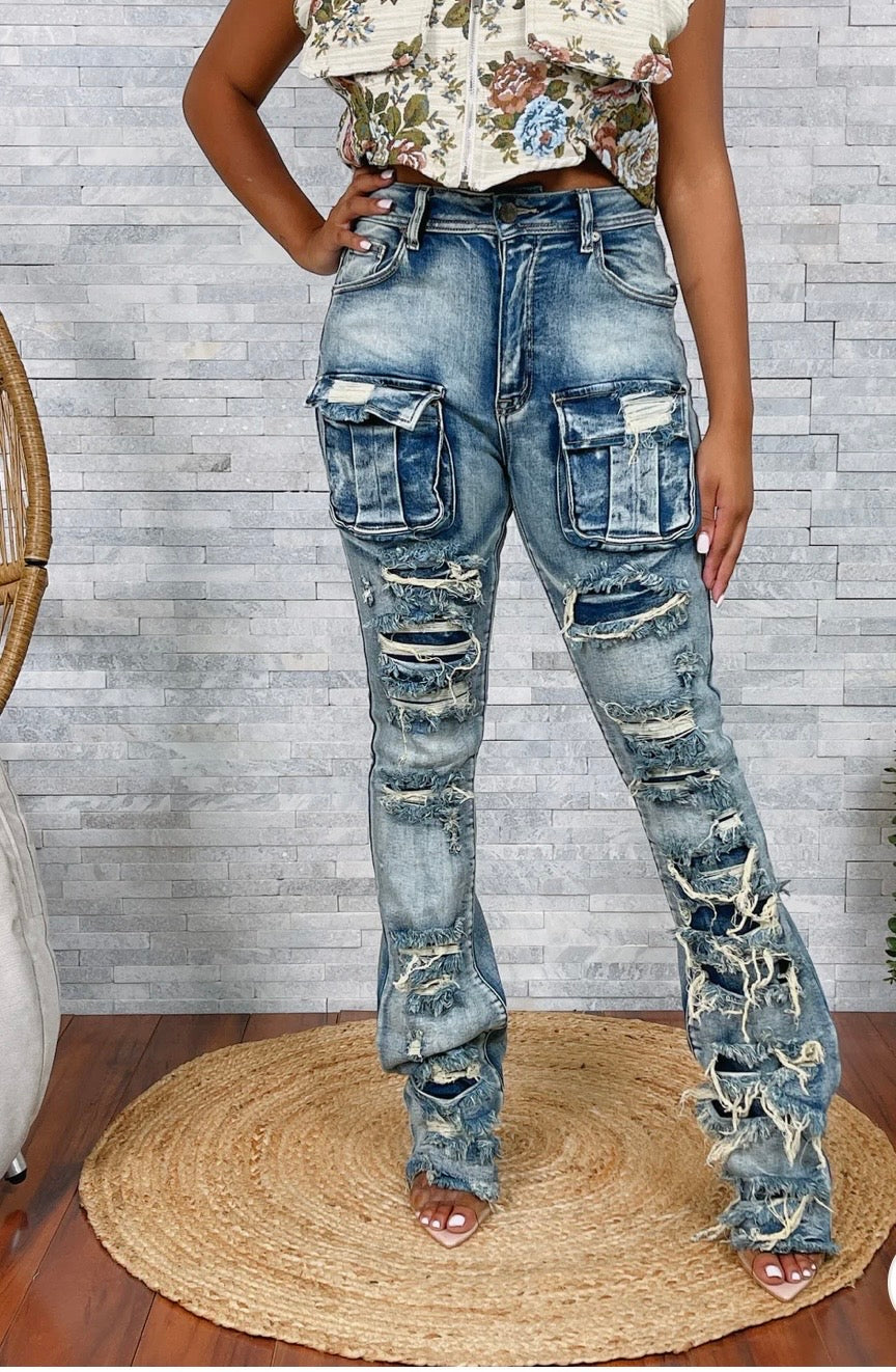 Women’s Denim Jeans front view