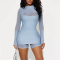 mz fancy 2 piece romper stylish fashion set