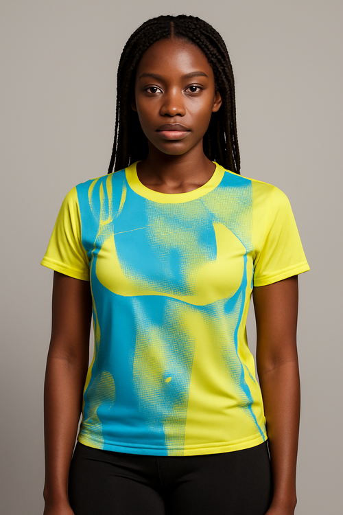 Bold Wave Graphic Tee women streetwear