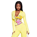 Mellow Yellow trendy two piece outfit
