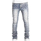 Crystal Wash Stacked Skinny Jeans