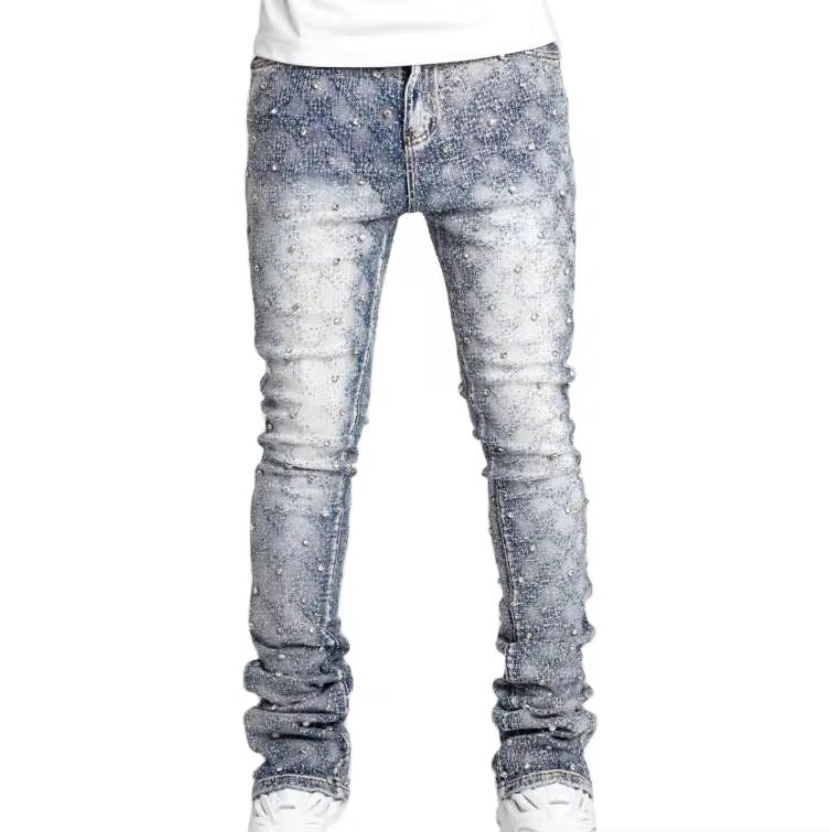 Crystal Wash Stacked Skinny Jeans