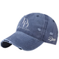 Distressed Denim Diva Cap"