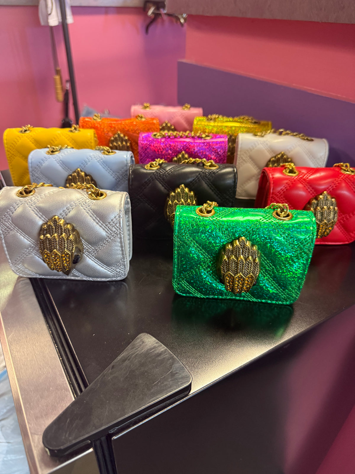 Hawk Head mini purse