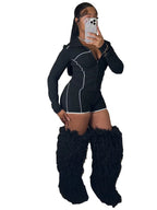 Velocity Zip Two-Piece Set for Women front view