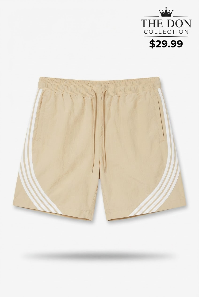 The Don stripped shorts