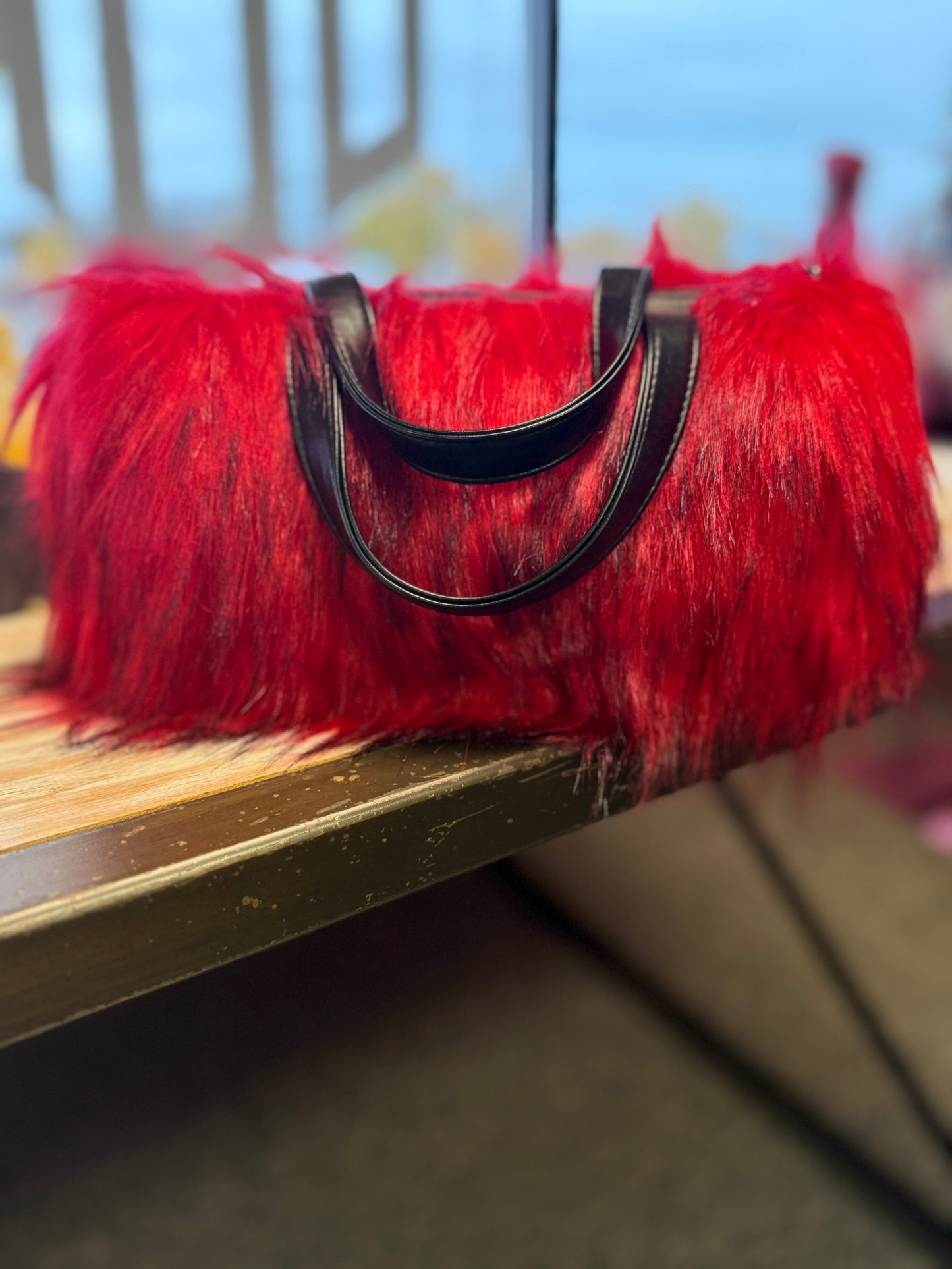 Faux Fur Handbag