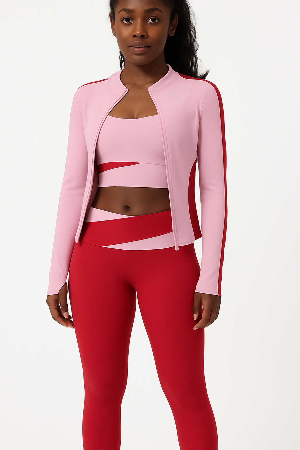 Blush Rush Active Set women workout outfit