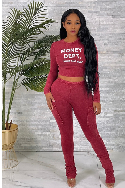 Cranberry legging set