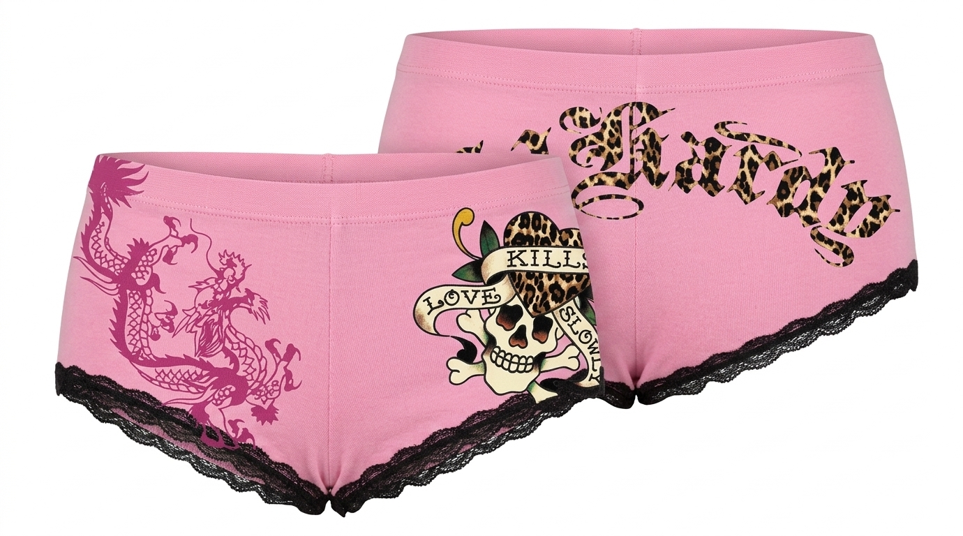 LKS LEOPARD CHEEKY SHORT