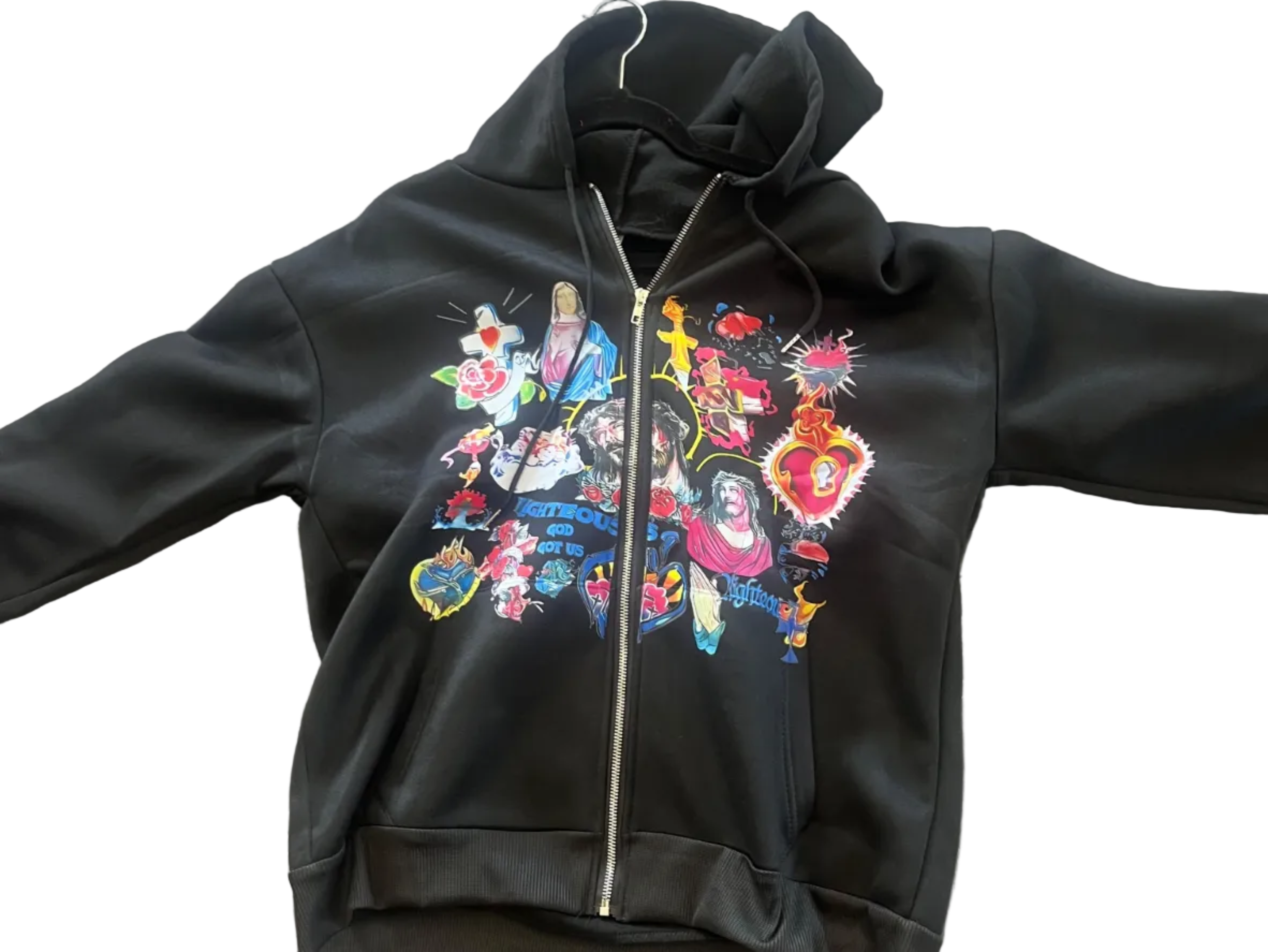 Righteous zip up hoodies