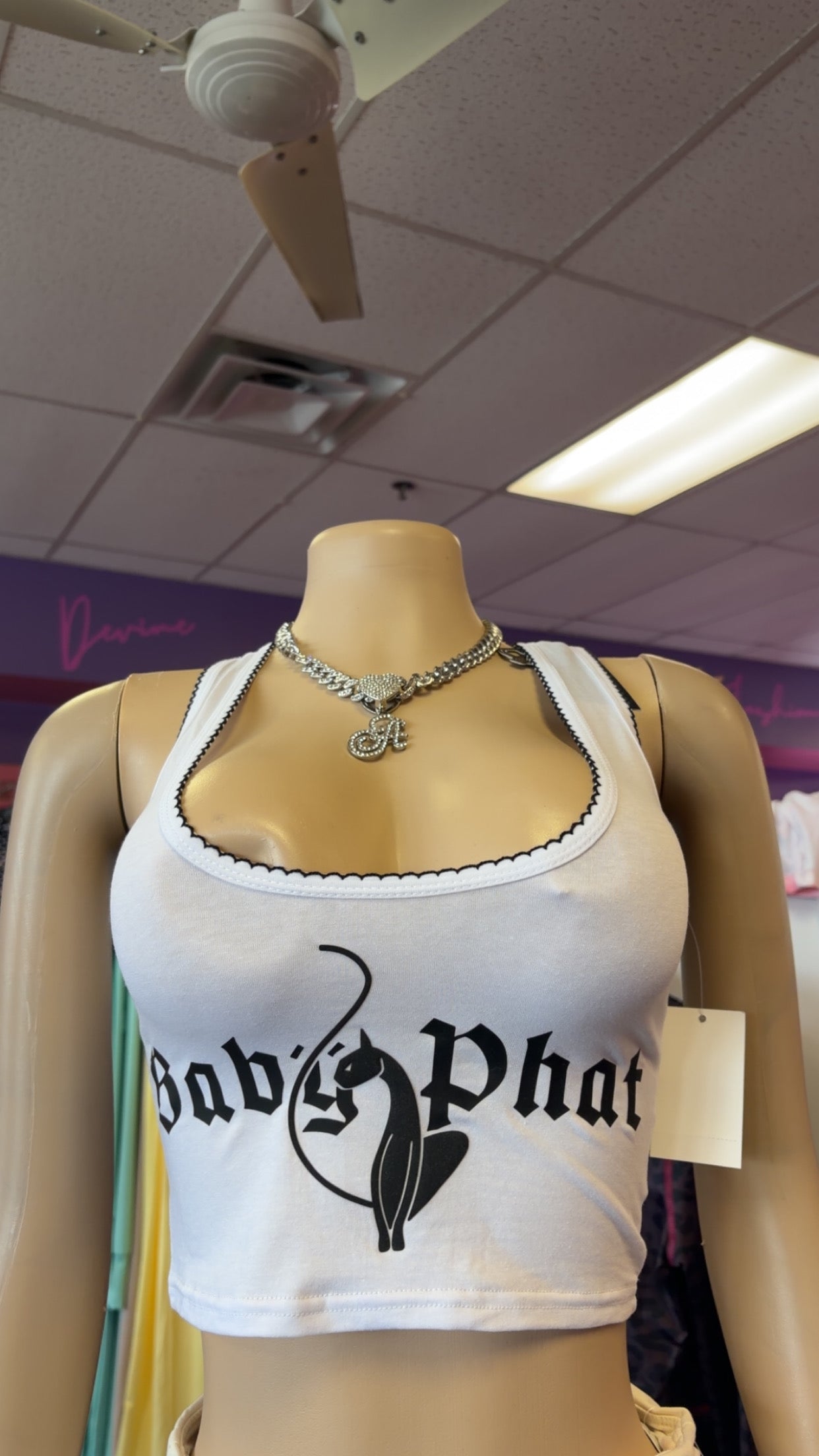 babyphat tank y2k graphic top women