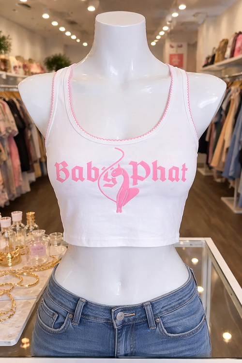 baby phat tank top y2k fitted sleeveless top