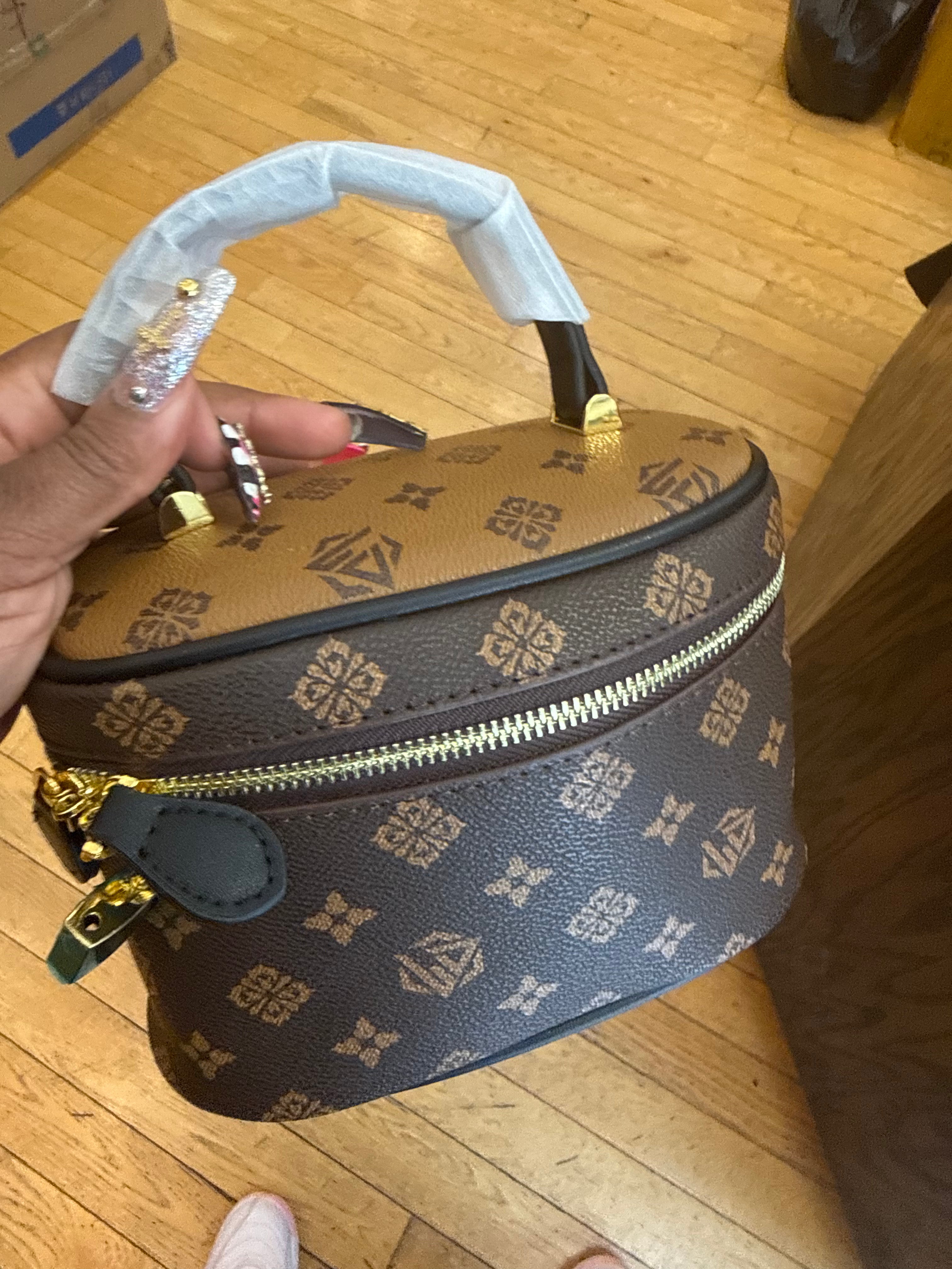 golden hour vanity bag cosmetic makeup pouch
