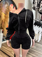Hoodie Active Short Set lightweight comfortable casual outfit men