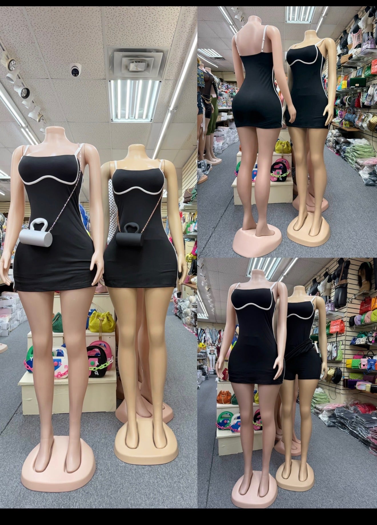 Luxe curve mini dress