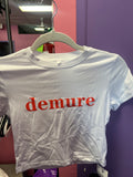 Demure crop tops
