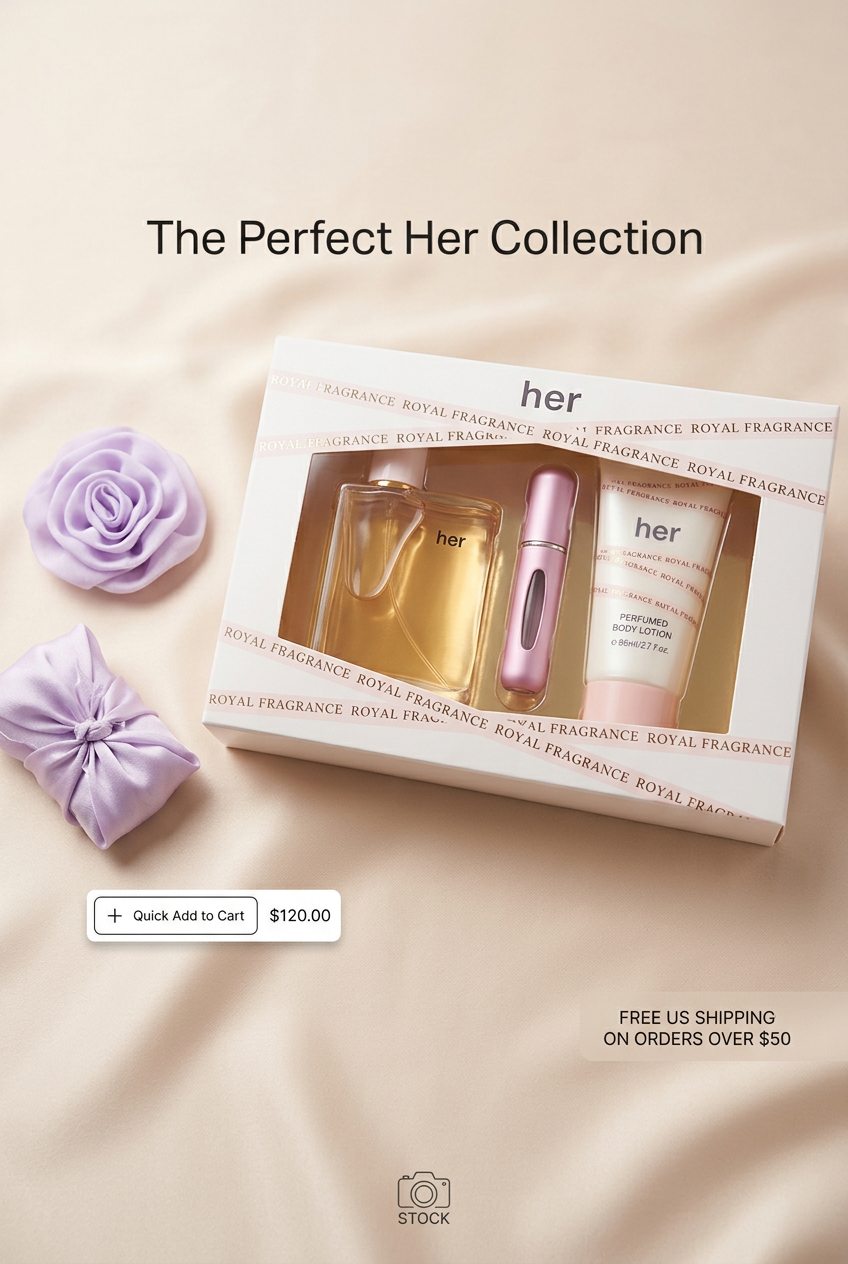Luxury long lasting perfumes gift sets