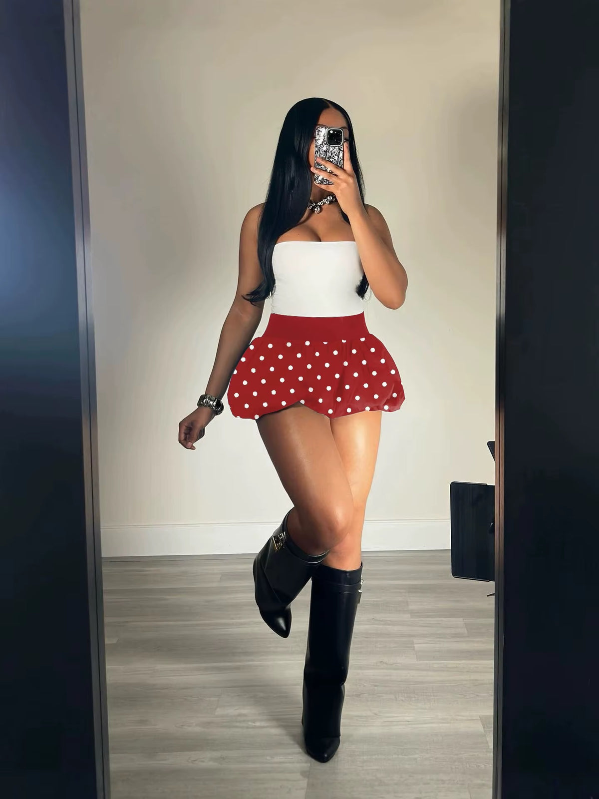 Mz Dots Bubble Skirt
