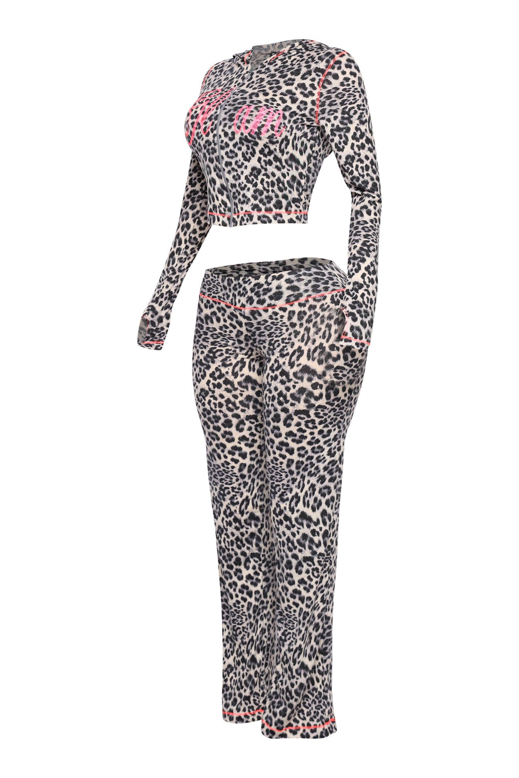 Glam Leopard lounge set