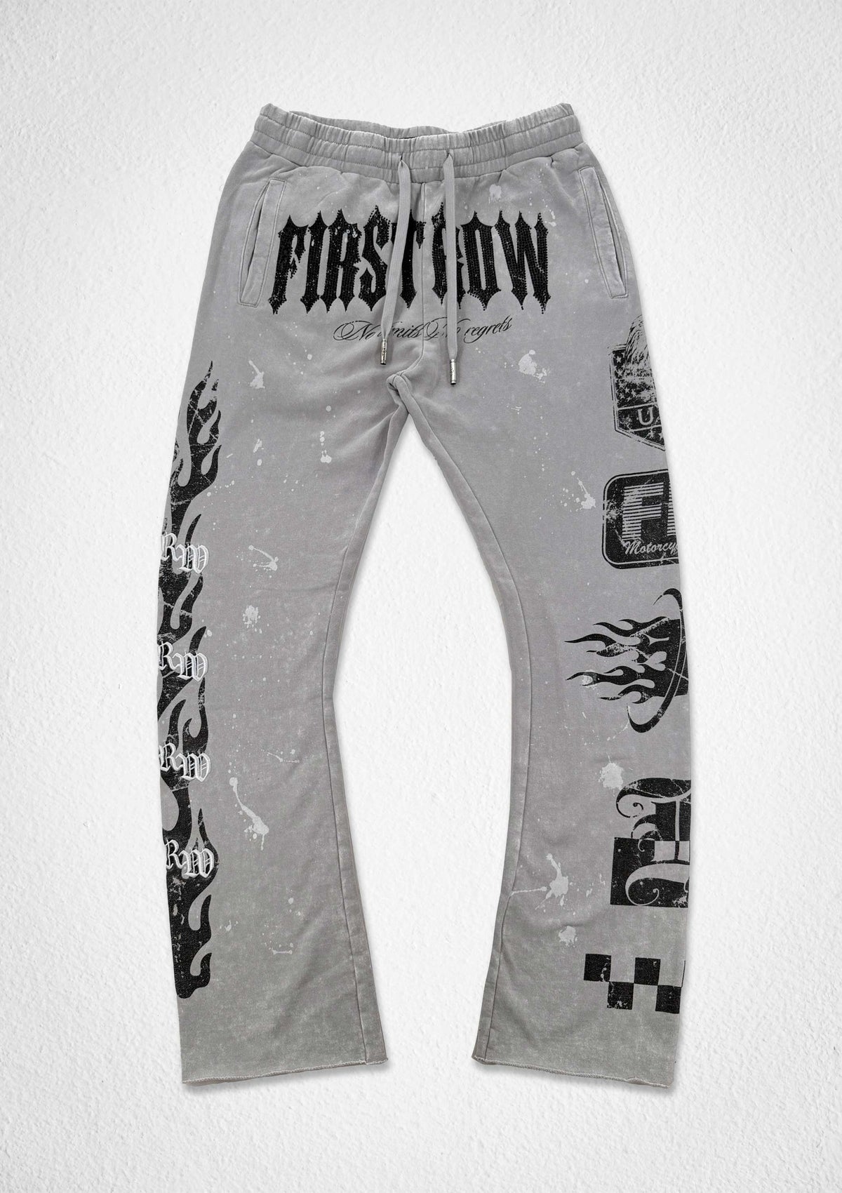 NO LIMITS NO REGRETS FLARE JOGGER