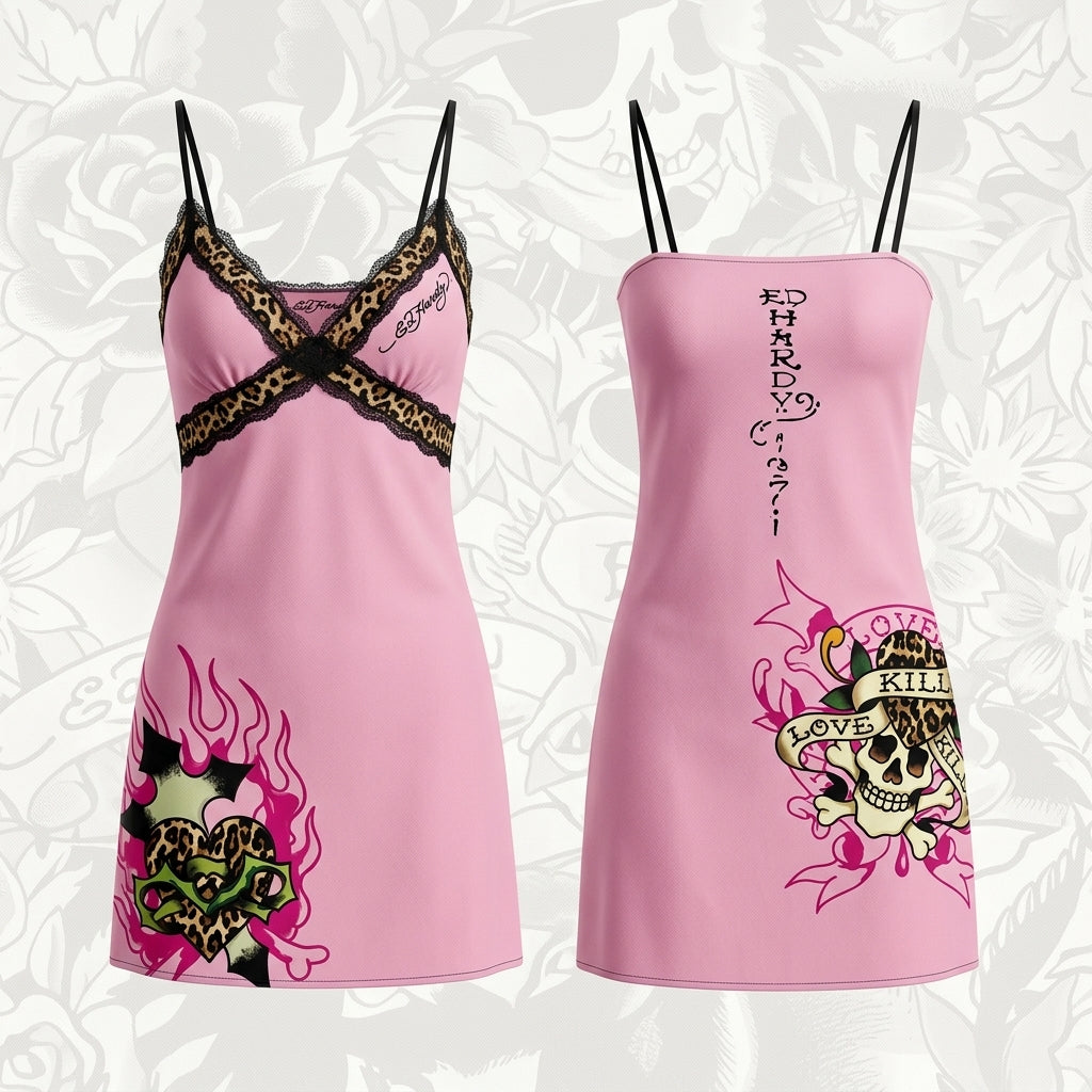 Leopard LKS Lace Nighty – Sexy & Elegant Sleepwear for Women