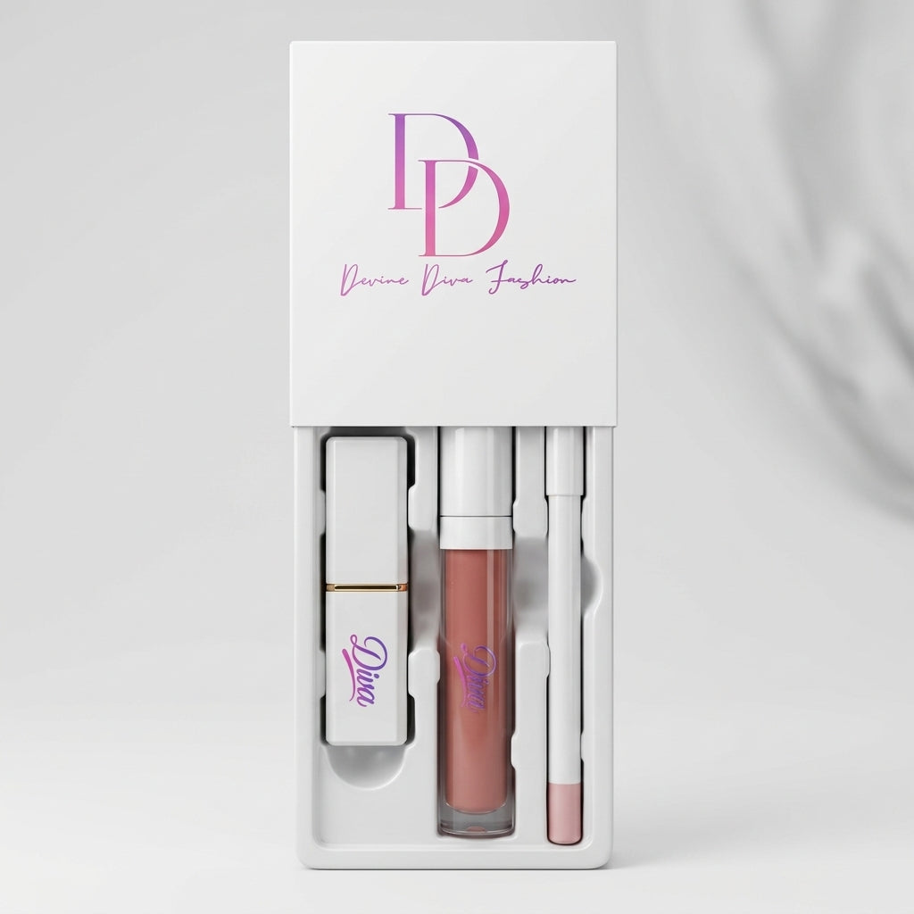 Diva Lip Kit – Long Lasting Matte Lipstick Set for Women