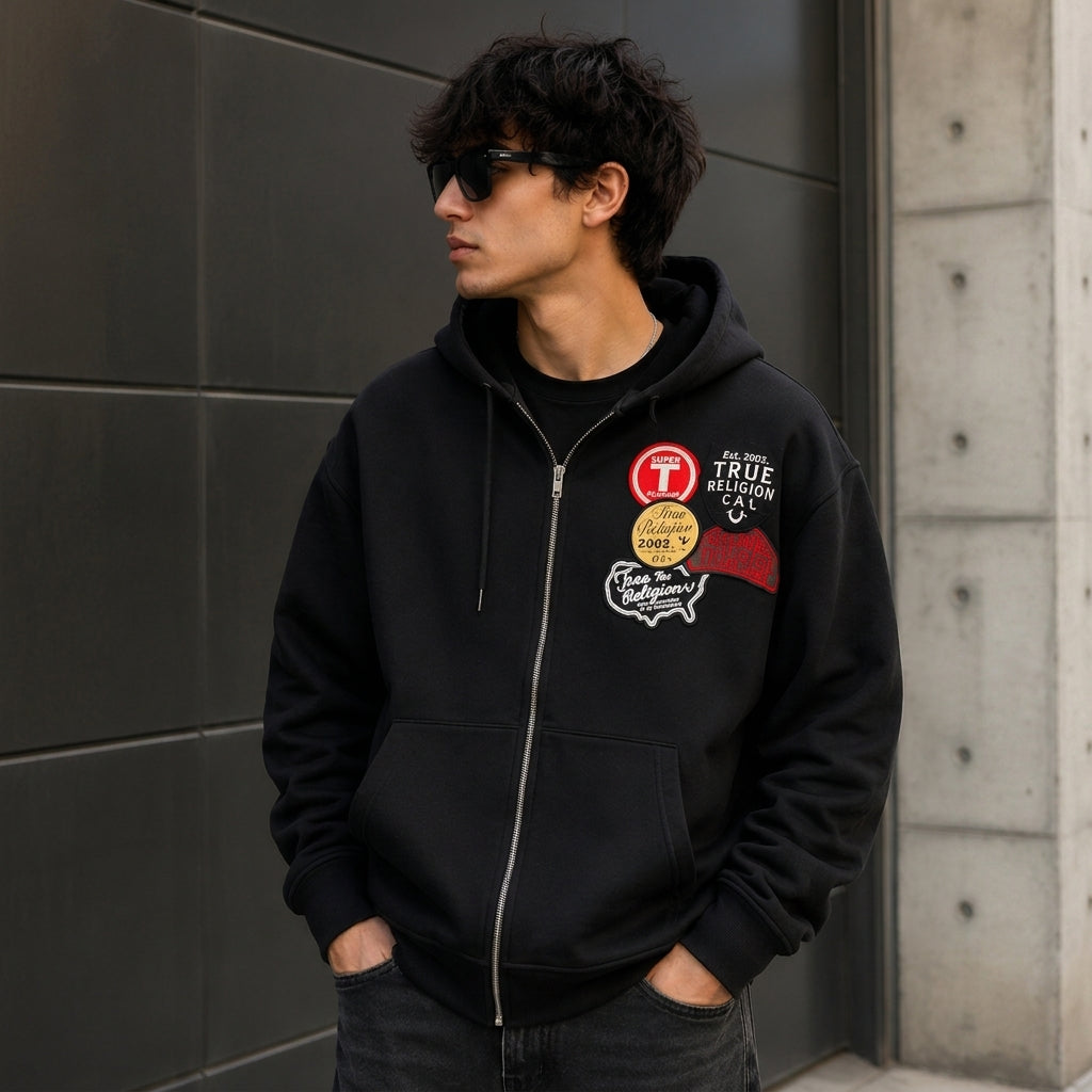 True religion zip ups