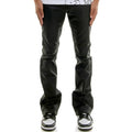 Basic Waxed Flare Pants – Trendy Streetwear Trousers